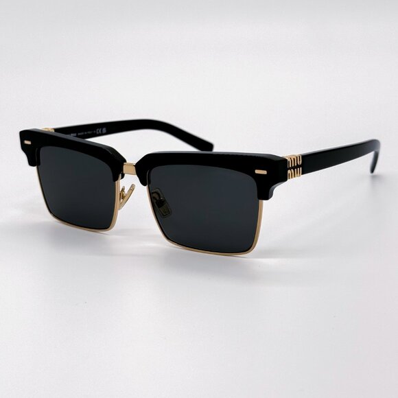 NEW MIU MIU MU10ZS 1AB5S0 WOMEN SUNGLASSES SMU 10Z 1AB5S0 BLACK EYEWEAR MU 10ZS main image 6